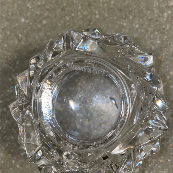 Tiffany & Co Rock Cut Votive Candle Holder/NWOT - Picture 3 of 5